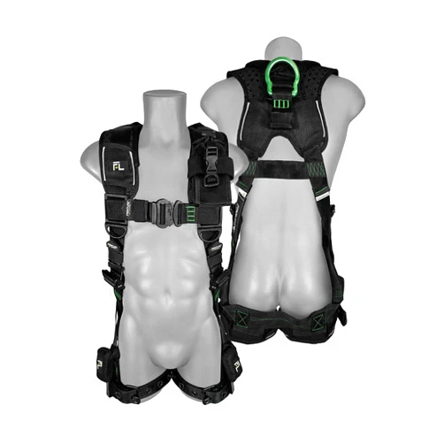 FRONTLINE FALL PROTECTION Frontline 250VTB Elite™ Vest Style Harness with Aluminum Hardware and Suspension Trauma Straps+ OSHA&ANSI