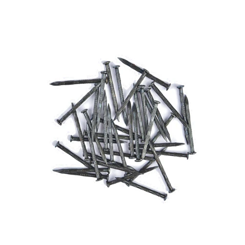 ÖÇS 2.3 inch (60 mm) Length Fluted Hardened High Carbon Steel Point Tip Wall Masonry Concrete Black Nails (30 pcs.)