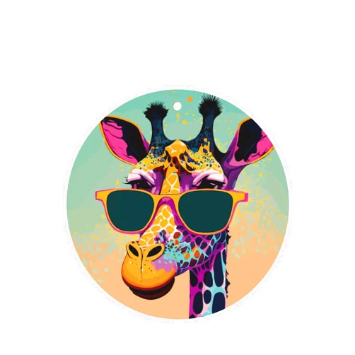 YIPOCH Funny Giraffe Sunglasses Car Air Freshener Hanging Air Fresheners Small Spaces Air Fresheners for Home Air Fresheners Car Scents Room Air Fresheners Car Accessories for Women Men Interior