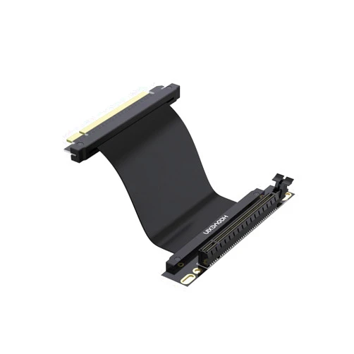 HAOYEXIN PCIE 3.0 X16 Extension Cable, PCI-E 16x Extreme High Speed Riser Cable, Extension Card Adapter Riser Card-Right Angle Connector 20CM