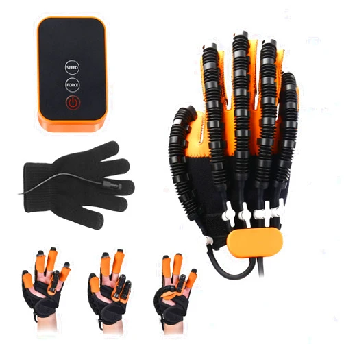 GENDOING Rehabilitation Health Machine for Finger,Rehabilitation Robot Gloves for Stroke Hemip,Hand Function Rehabilitation Robotic Gloves,Hand Function Recovery Finger Rehabilitation (Right Hand-XL)