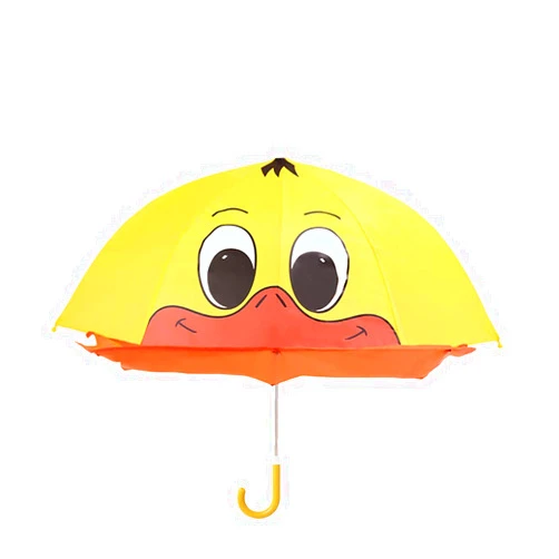 Binghang Children's Umbrella, Lovely Little Yellow Duck, Cartoon Umbrella