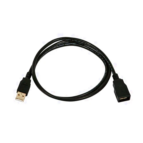 Monoprice USB 2.0 Type-A Male to Type-A Female Extension Cable - Gold Plated, 28/24AWG, 3 Feet, Black