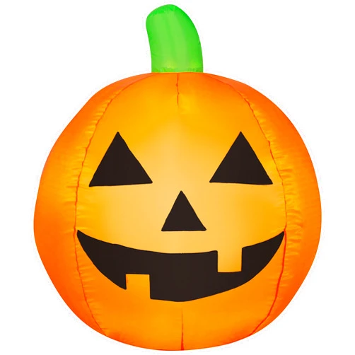 Gemmy Halloween Pumpkin Airblown Inflatable Jack-O-Lantern 3 Feet