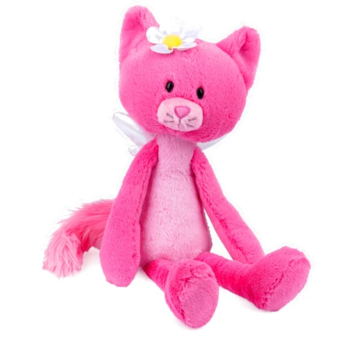 GUND Take Along Friends, Maeve Rose Fairy Cat Plush Toy, Cat Stuffed Animal for Ages 1 and Up, Pink, 15”