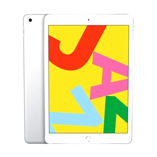 Apple 2019 Apple iPad 7th Gen (10.2 inch, Wi-Fi, 32GB) Silver (Renewed)