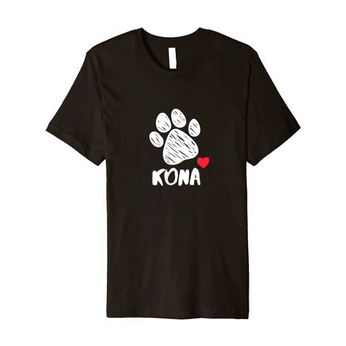 Kona My Dog Kona I love My Dog Kona Puppy Love Dog Lover Premium T-Shirt
