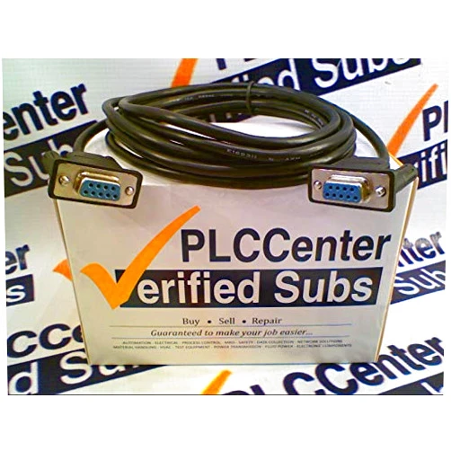 RADWELL VERIFIED SUBSTITUTE 2711-NC13-SUB REPLACEMENT OF ALLEN BRADLEY 2711-NC13, RS-232 OPERATING/PROGRAMMING UPLOAD/DOWNLOAD CABLE 9-PIN TO 9-PIN FOR PANELVIEW 1000E AND 1400E (SERIES F AND LATER) 2