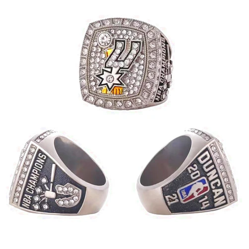 Hdnakit NATIONAL BASKETBALL CHAMPIONSHIP RING 2014 San Antonio，CHAMPIONSHIP RINGS WITH WOOD BOX GIFT FOR CHRISTMAS AND BIRTHDAY…