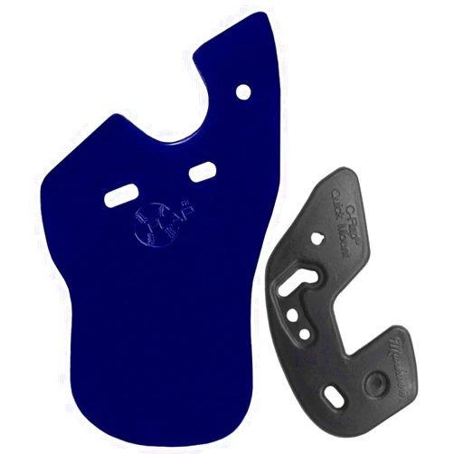 Markwort C-Flap Quick Mount Right Handed Batter Face Guard - Matte Navy