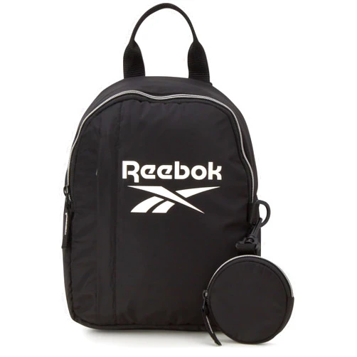 Reebok Womens Backpack - Zipper Closure Mini Lightweight Backpack Purse for Women - Everyday Bag & Travel Bag for Women, Reagan Black