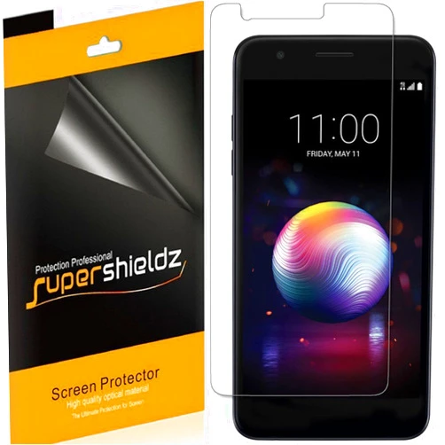Supershieldz (6 Pack) Designed for LG K10 (2018) Screen Protector, High Definition Clear Shield (PET)