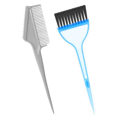 Sliverdew Professional Hair Color Brush Hair Dye Kit for Hair Tint Dying Coloring Applicator Hair Dye Brushes Tinting Comb for Students Women Salon Use Home DIY Dyeing (2 Pcs)