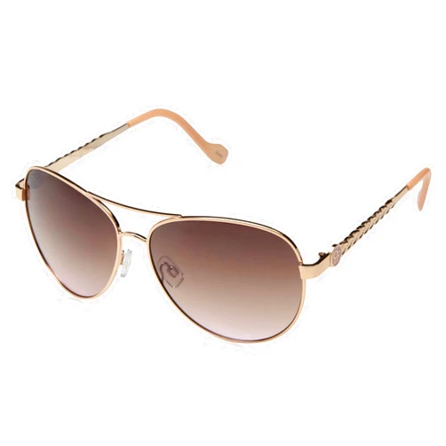 Jessica Simpson Women's J5702 Elegant Metal Aviator Pilot Sunglasses with UV400 Protection