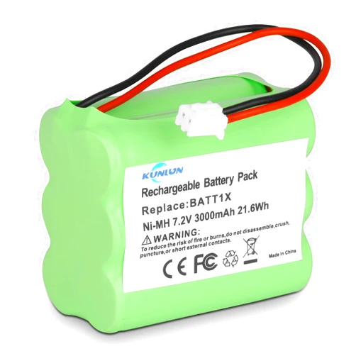 KUNLUN 7.2V Battery for 2GIG BATT1X BATT2X BATT1 GC2 2GIG-CNTRL2 2GIG-CP2 GCKIT311 228844 Go Control Panel Security Alarm System 6MR2000AAY4Z 10-000009-001 10-000013-001 Linear PERS-4200