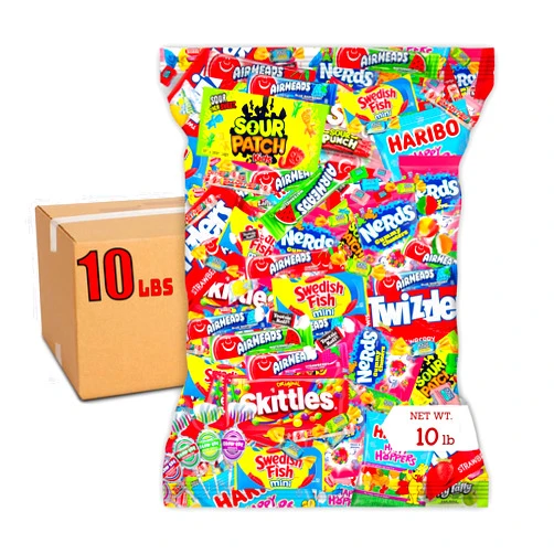 Munchbox Bulk Candy Variety Pack - 10 lb Candy - Candy Bulk Individually Wrapped Candy- Easter Candies - Trick Or Treat Candies - Piñata Filler Stuffers - Pinata Candy Stuffers - Candy Party Favors