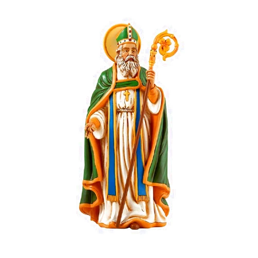 Avalon Gallery Toscana Collection Figurine Catholic Saints Statue Gift Boxed, 8-Inch, Saint Patrick