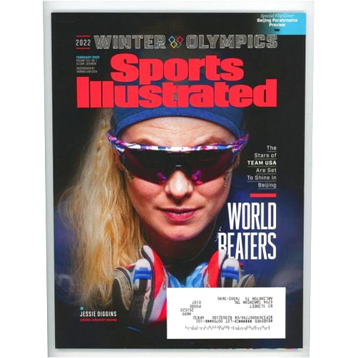 Sports Illustrated Magazine FEBRUARY 2022 Winter Olympics and Paralympics Jessie Diggins Andrew Kurka