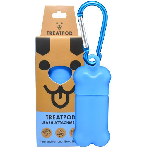 TREATPOD Treat Holder - Leash Dog Treat Pouch and Portable Training Container