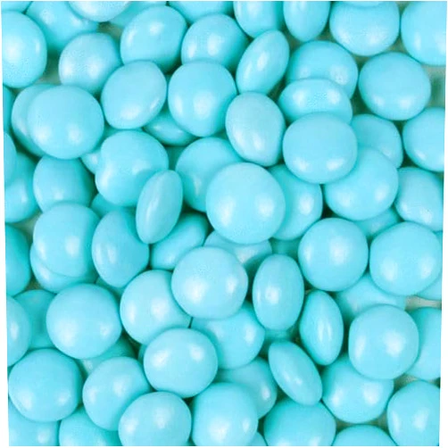 Just Candy 1 lb Light Blue Candy Milk Chocolate Minis by Just Candy (approx. 500 Pcs)