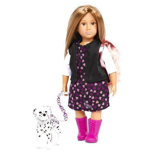 Lori – Mini Doll & Toy Dog – 6-Inch Doll & Puppy – Play Set with Outfit, Animal & Accessories – Playset for Kids – 3 Years + – Gia & Gunner
