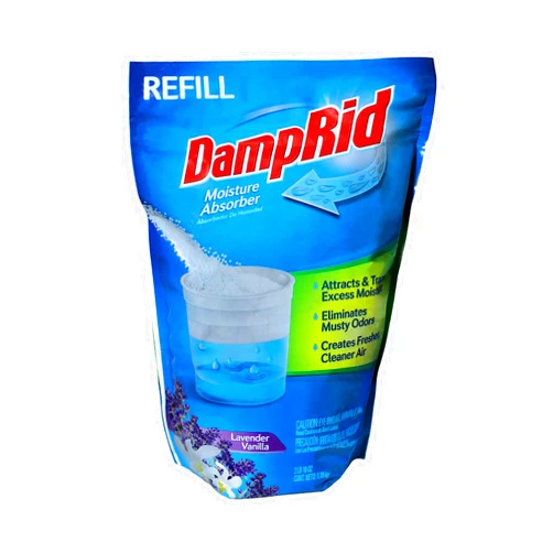DampRid - Lavender Vanilla Moisture Absorber - 42 oz. Refill Bag – Attracts & Traps Moisture for Fresher, Cleaner Air