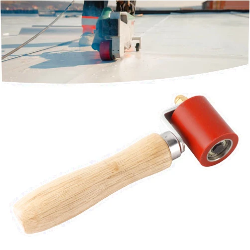 SWZA Silicone Seam Roller Wallpaper Tool, Ergonomic Detachable Smoothing Silicone Seam Tester for PVC TPO EPDM Single Ply Roofing Tape (Red Width 40mm/ 1.6in)