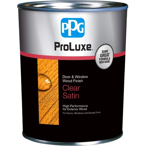 Sikkens PPG ProLuxe Door and Window Wood Finish, 1 Quart, 003 Clear Satin