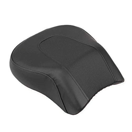 XMMT Black Rear passenger Seat Pillion Cushions Pad compatible For 2008-2014 Harley Softail FatBoy FLSTF