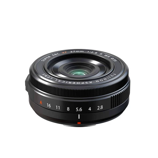 FUJIFILM X Replacement Lens FUJINON Monofocal Pancake 27mm F2.8 Dustproof Splashproof Low Temperature Resistant Aperture Ring F XF27MMF2.8 R WR