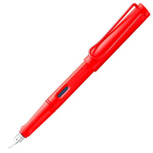 Lamy Safari Cosy Fountain Pen 020 Special Edition, Modern Fountain Pen in Strawberry Colour with Ergonomic Grip and Timeless Design, Nib Strength EF, Special Model, Pack of 1