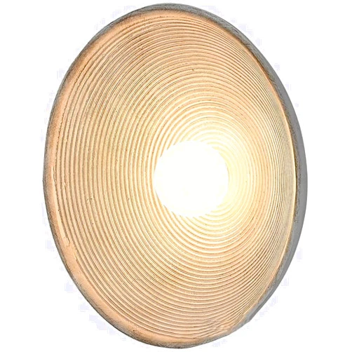 NOVOCE Vintage Wall Sconce Lighting, Round Art Decor Wall Light Fixture, Resin Wall Lamp with Globe Glass Shade, Rustic Indoor Wall Mounted Lights for Bedroom Living Room Hallway Restaurant