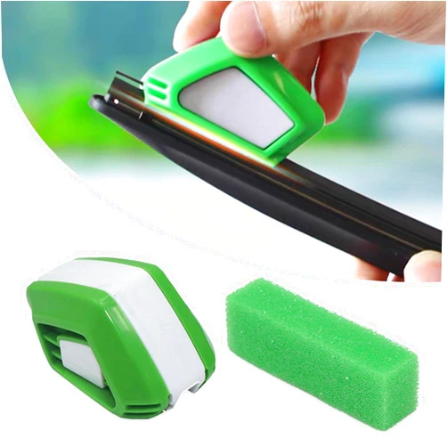 Irinidig 1 PC Car Windshield Wiper Regroover, Cleaning Car Wiper Blade Cutter Repairer, ABS Wiper DIY Smart Quickly Repair Tool, Maintenance Accessories, Compatible with Most Models (Green & White)