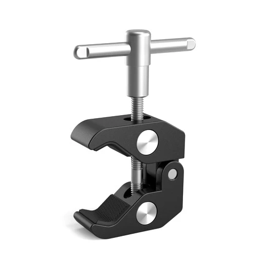 SMALLRIG Super Clamp with 1/4 and 3/8 Thread for Cameras, Lights, Umbrellas, Hooks, Shelves, Plate Glass, Cross Bars, etc - 735