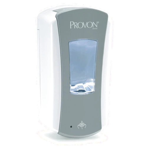 Gojo PROVON LTX-12 Touch-Free Foam Handwash Dispenser, Gray/White, for 1200 mL PROVON LTX-12 Hand Soap Refills (Pack of 1) - 1971-01
