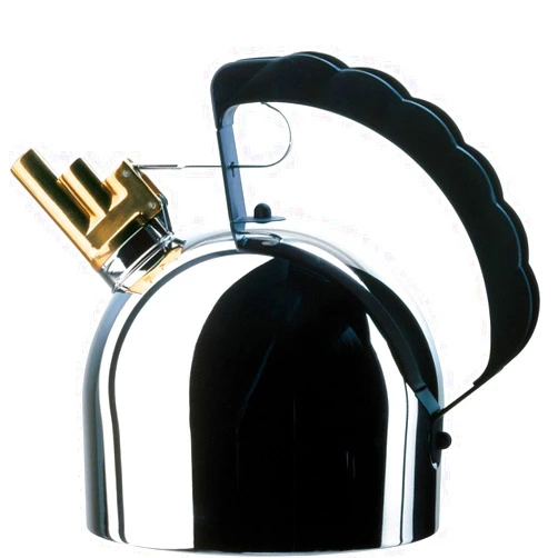 Alessi 9091 Kettle By Richard Sapper with Melodic Whistle