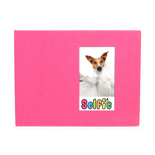 SKÜTR Skutr Skutr Selfie Photo Album for Instax Photos, Large, Fits 40 Photos, Pink