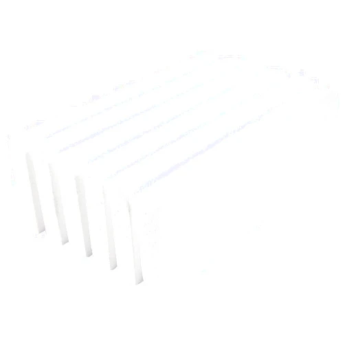 Juvale 6 Pack White Foam Sheets 1 Inch Thick, Polystyrene Rectangle Blocks for DIY Crafts, Art Supplies, Packing (12x4 Inches)