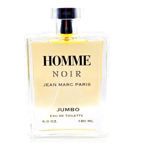 Jean Marc Paris HOMME NOIR Eau de Toilette Spray 6 oz JUMBO Size