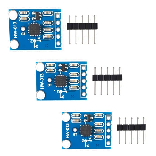 AITRIP 3PCS ADXL335 3-Axis Accelerometer Angular Transducer Sensor GY-61 Module Analog Output 3-5V