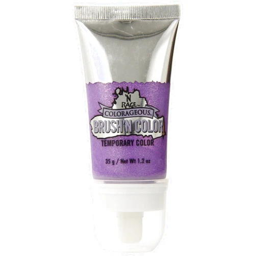 'N RAGE N'Rage Colorageous Brush'n Color, Lavender Glitter, 1.2 Ounce