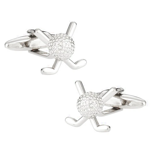 Cuff-Daddy Silver Golf Cuff Links with Presentation Box
