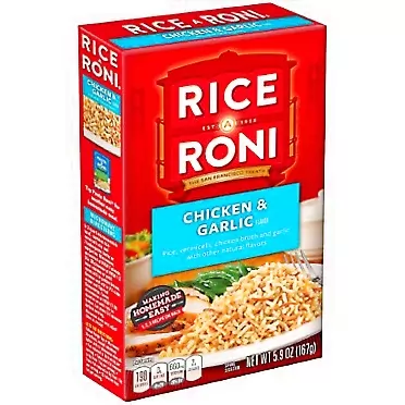 Rice-a-Roni Rice & Vermicelli Mix, Chicken & Garlic (Pack of 4)