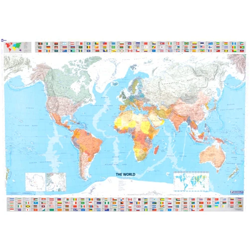 By Michelin Michelin Michelin Map The World 13701 (Laminated, Rolled) (Maps/Wall (Michelin))