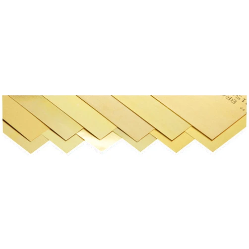 Small Parts 260 Brass Sheet, Unpolished (Mill) Finish, Half Hard Temper, 0.001-0.015
