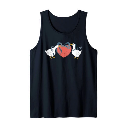 Puddin Threads Silly Goose, Cottagecore Retro Aesthetic, Y2K 90s Fashion Tank Top