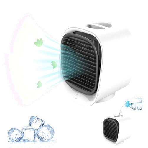 Treavil Oribreeze Air Conditioning, Oribreeze Air Cooler, Oribreeze Portable Air Conditioner, Oribreeze Fan,New Upgrade Desktop Air Conditioner Cooling Fan for Home Room Car Office (White)