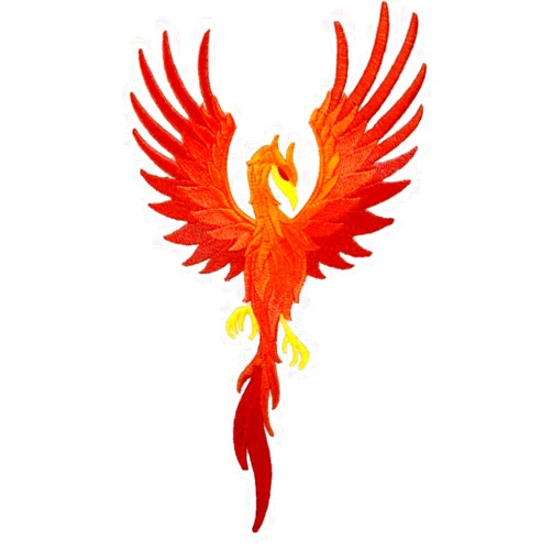 BeyondVision Custom Legendary Mythical Unique Dragon (Phoenix) Embroidery Iron On/Sew Patch [5.94