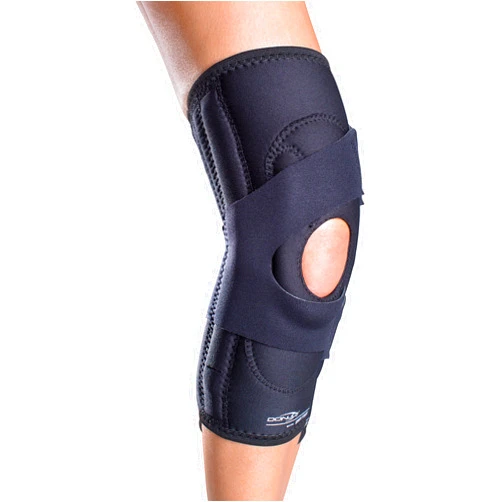 DonJoy Lateral J Patella Knee Support Brace with Hinge: Drytex, Right Leg, XX-Large