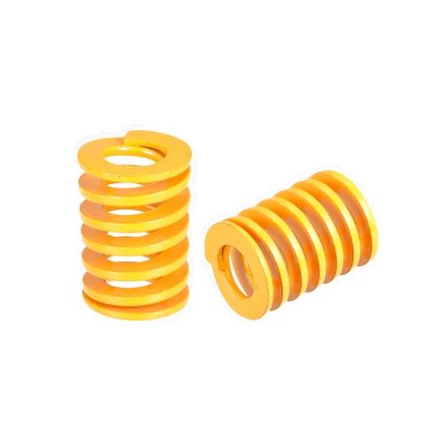 uxcell 3D Printer Die Spring, 14mm OD 20mm Long 2pcs Spiral Stamping Light Load Compression Mould Die Springs for 3D Printer Electric Part, Yellow